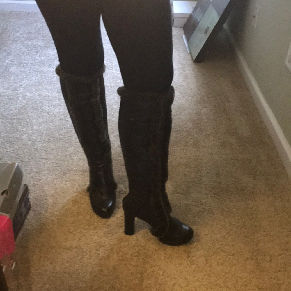 Rachel Zoe Winter Boots with platform heel